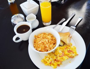 NICA hotel breakfast